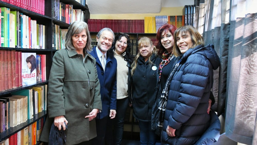 Inauguraron una biblioteca en la alcaida de Lomas de Zamora