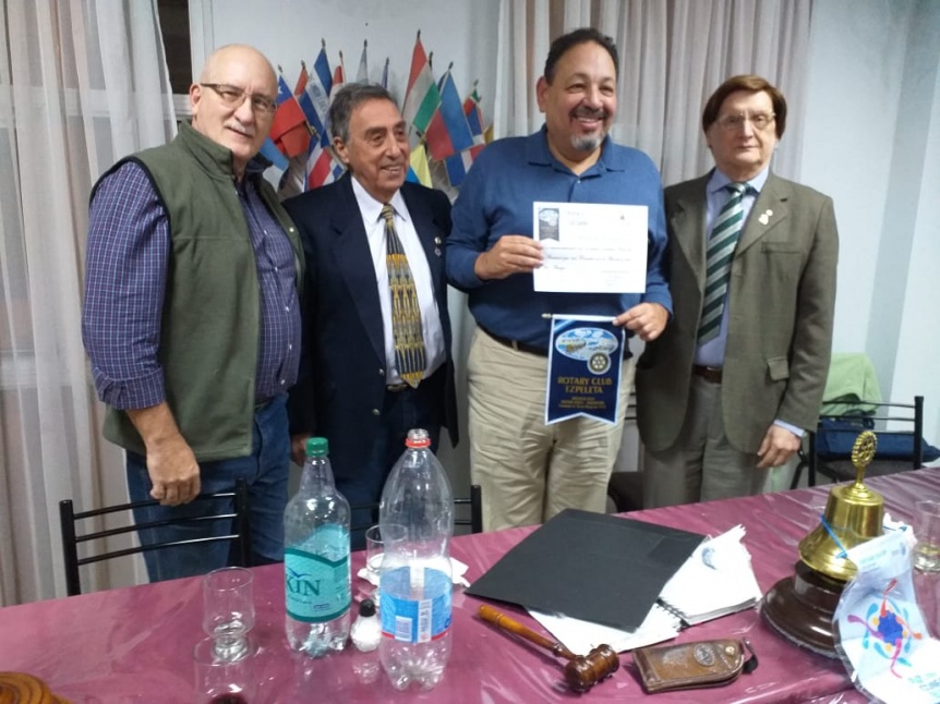 Visita internacional en Rotary Club Ezpeleta