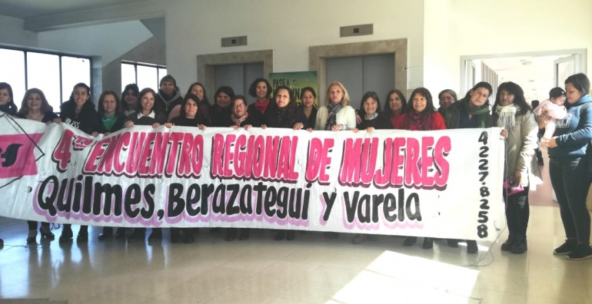 Rumbo al 4 Encuentro Regional de Mujeres de Quilmes, Berazategui y Varela