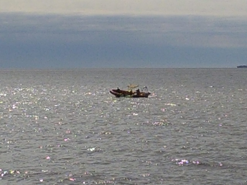 Rescataron a kayakista en la Ribera de Quilmes