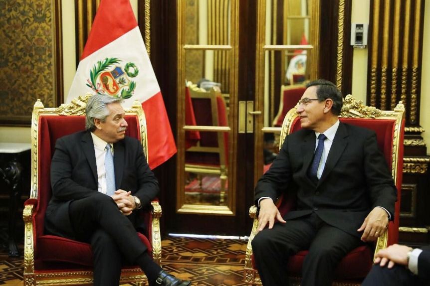 Alberto Fernndez coincidi con el presidente de Per en la necesidad de consolidar la unidad latinoamericana