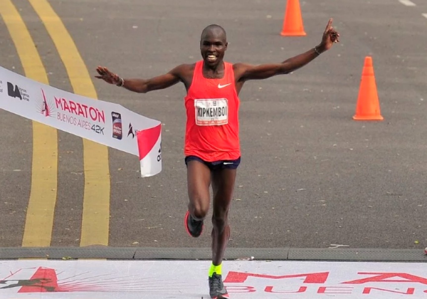El keniata Evans Kiplagat Chebet gan la maratn de Buenos Aires en tiempo rcord