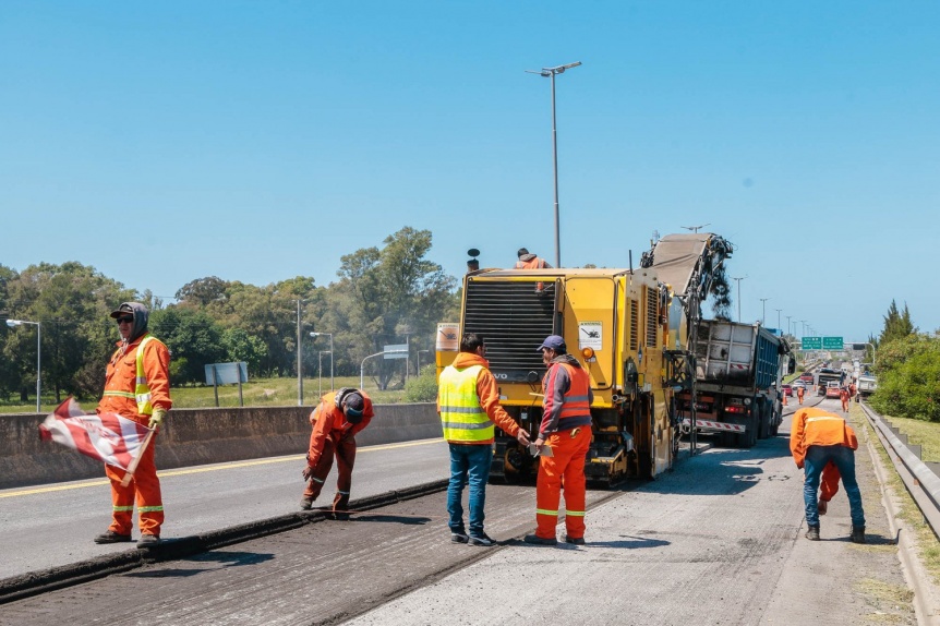 Autopista BsAs La Plata: habr reduccin de calzada por obras de repavimentacin