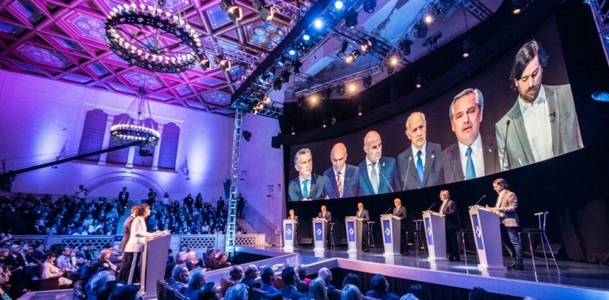 Macri y Alberto Fernndez se cruzaron en el primer debate presidencial