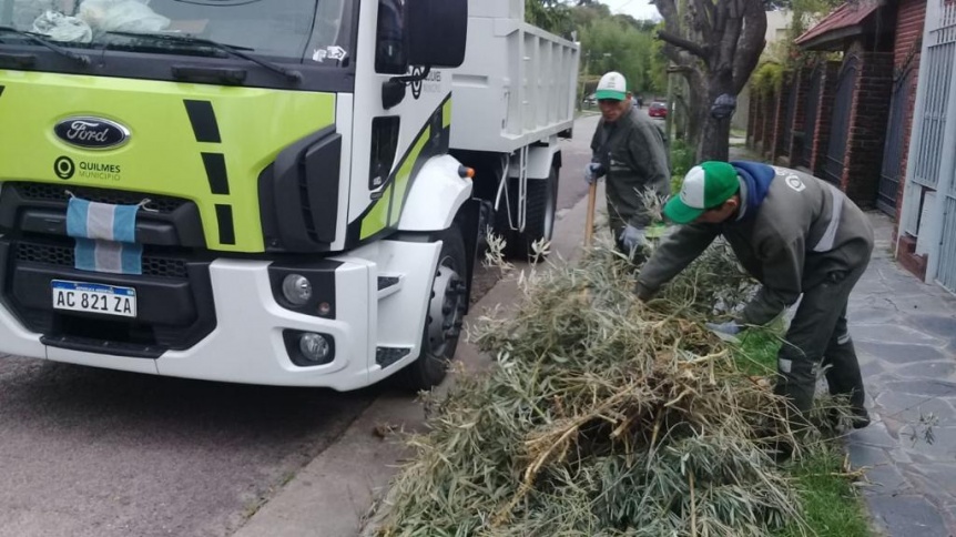 El Municipio de Quilmes dio por finalizado el operativo por la emergencia climtica