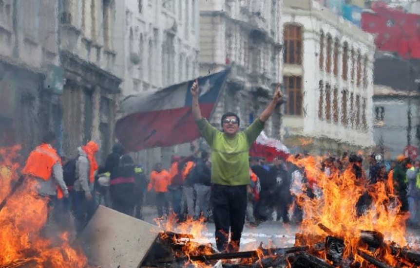 Chile en crisis: Huelga general en protesta contra el gobierno de Sebastin Piera