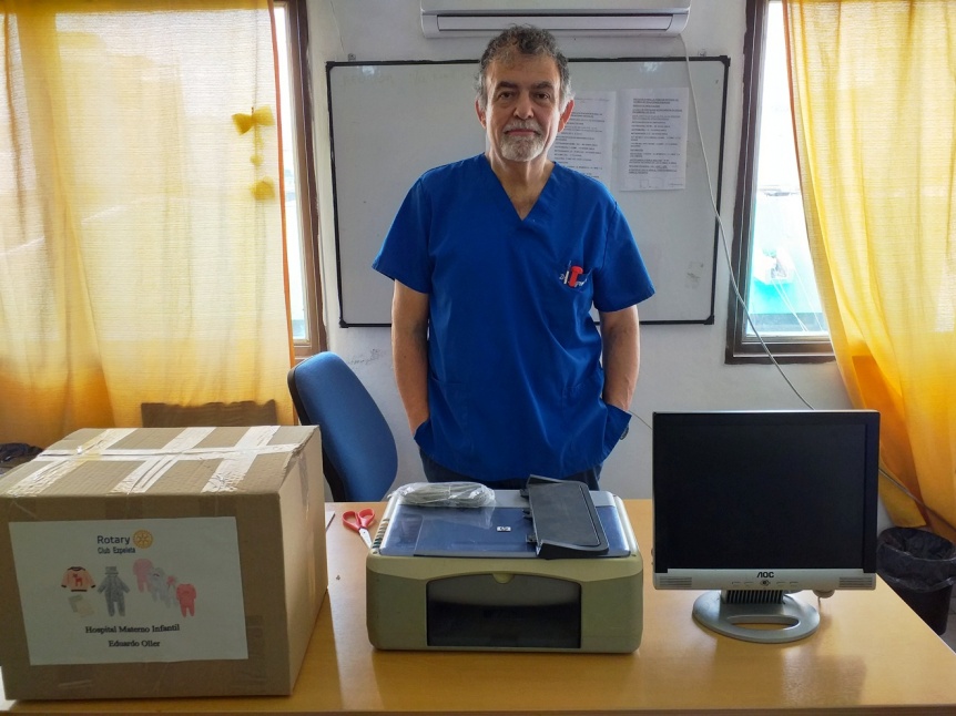 Rotary Ezpeleta hizo donaciones al Hospital Oller de Solano