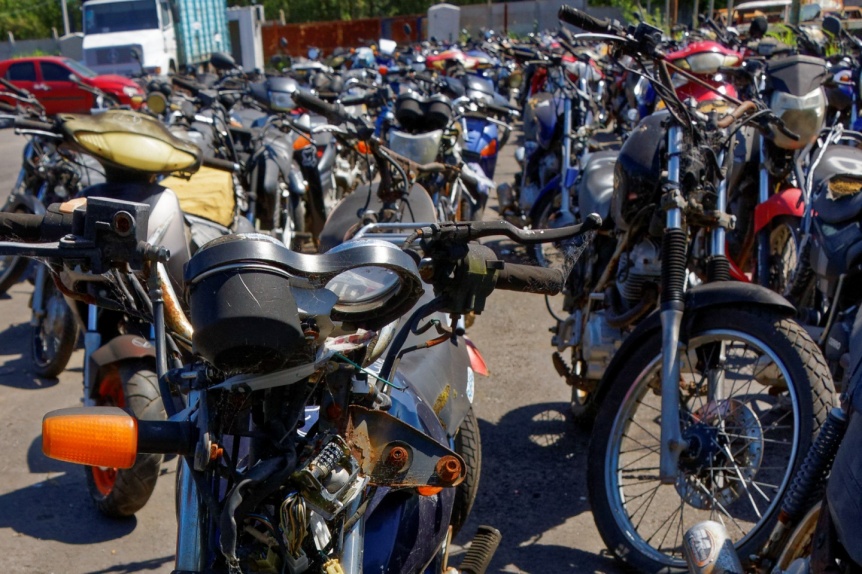 Berazategui: Ya exhiben las motos que sern rematadas el lunes 16