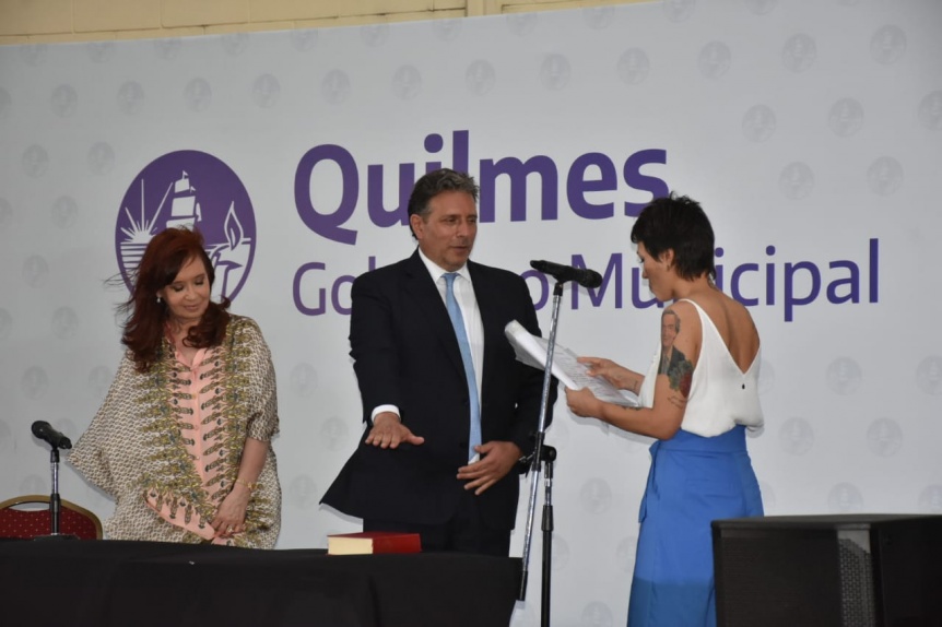 Los funcionarios que acompaarn en Quilmes a Mendoza