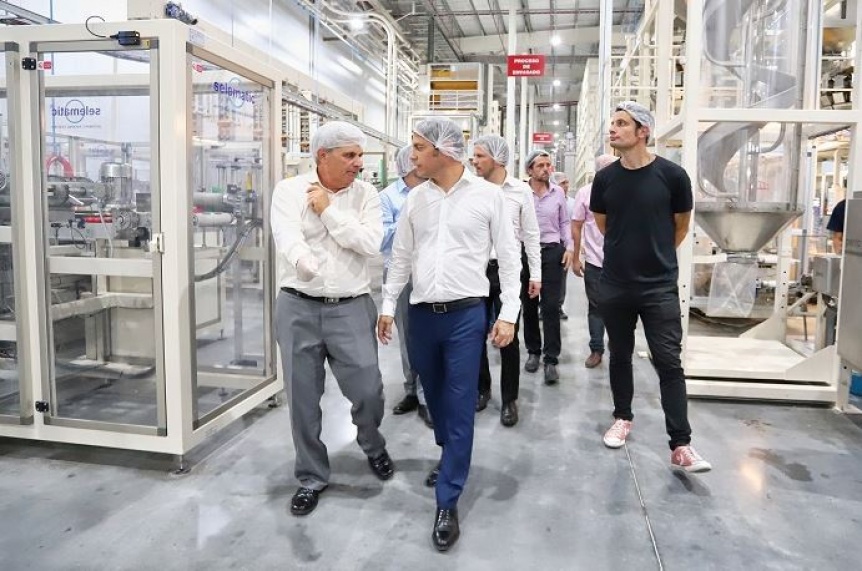 Kicillof recorri una nueva planta industrial en General Rodrguez