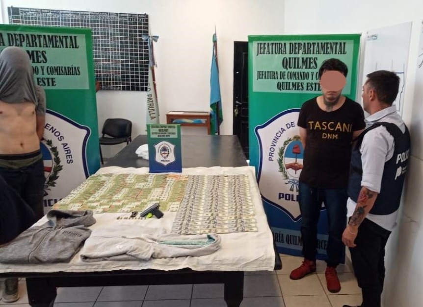 Cayeron presuntos delincuentes que cometeran robos en casas de Quilmes Oeste