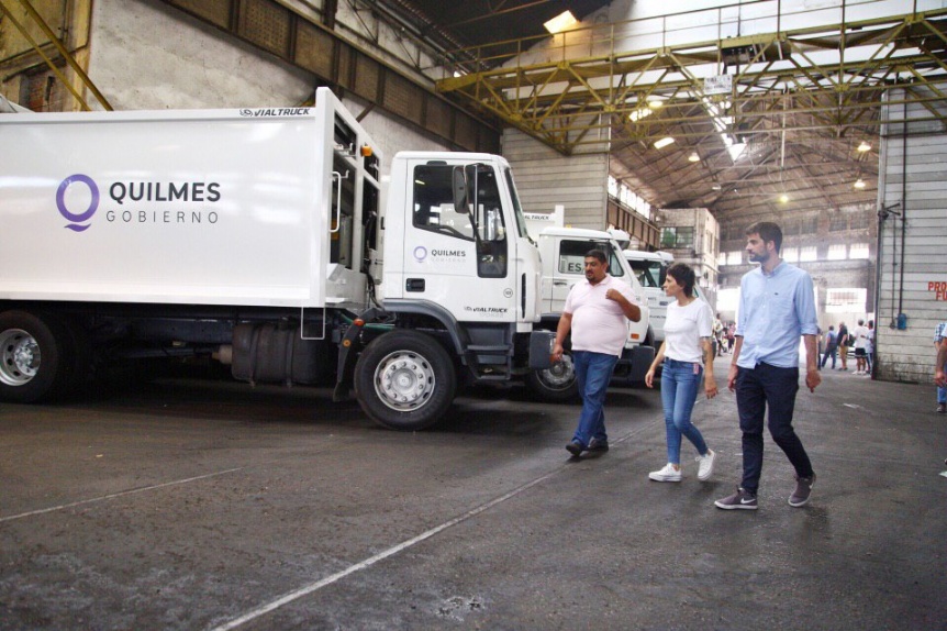 Mayra Mendoza anunci la incorporacin de 10 camiones recolectores