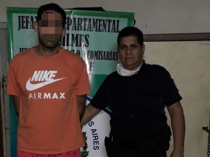 Detuvieron a presunto delincuente acusado de asaltar farmacias en Quilmes centro