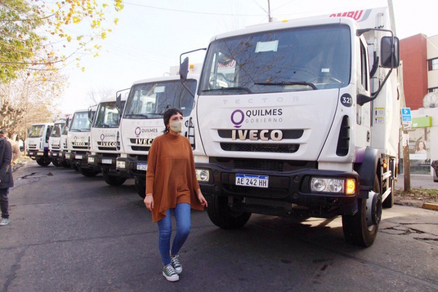 10 nuevos camiones para el sistema de recoleccin de residuos