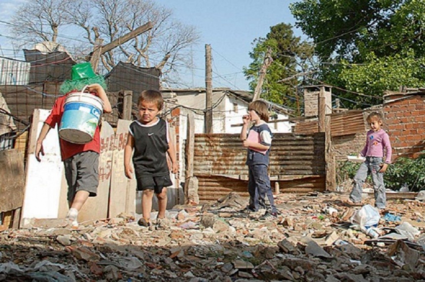 Segn UNICEF, la pobreza infantil es del 62,9% en Argentina